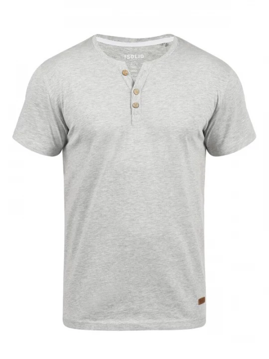 Foto van product !Solid Shirt 'Volker' lichtgrijs