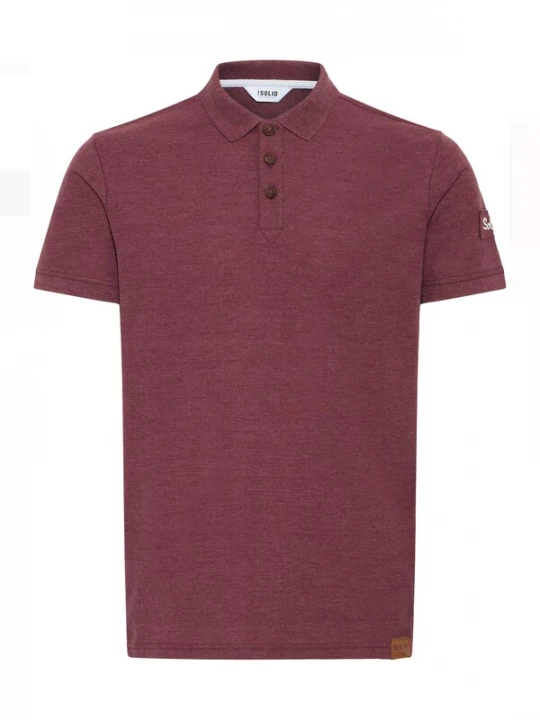 Foto van product !Solid Shirt wijnrood