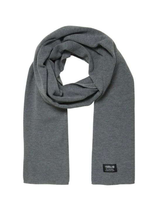 Foto van product !Solid Sjaal ' Irwon ' donkergrijs / zwart / wit