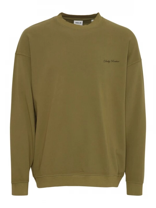 Foto van product !Solid Sweatshirt olijfgroen