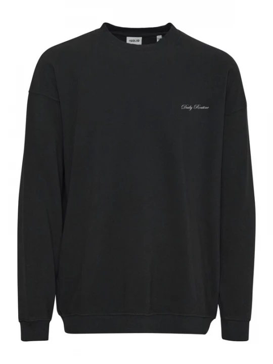 Foto van product !Solid Sweatshirt zwart / wit