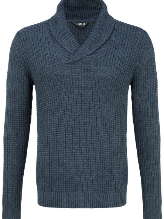 Foto van product !Solid Trui 'Mapari' donkerblauw