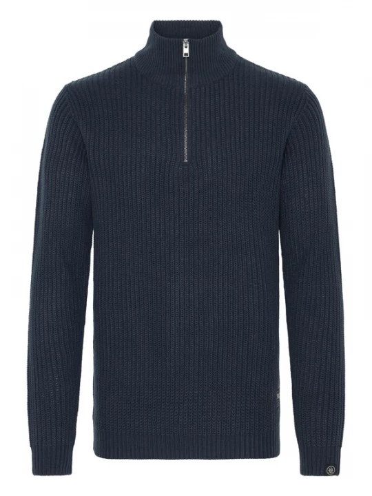 Foto van product !Solid Trui 'SDArian' donkerblauw