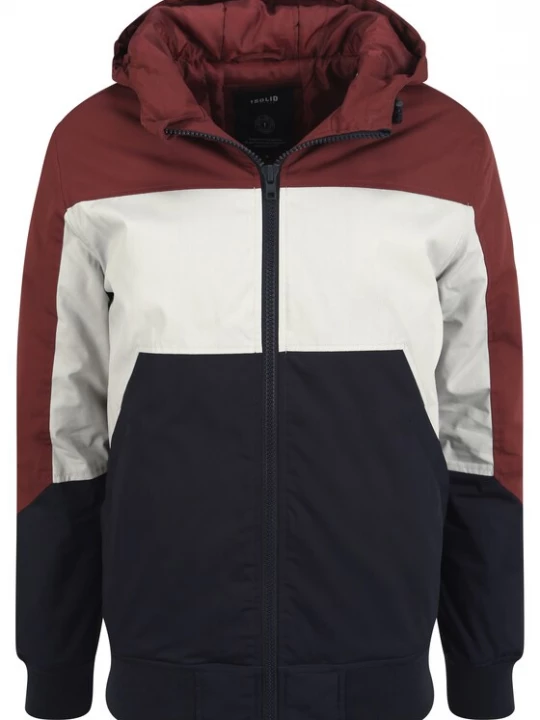 Foto van product !Solid Tussenjas blauw / rood / wit