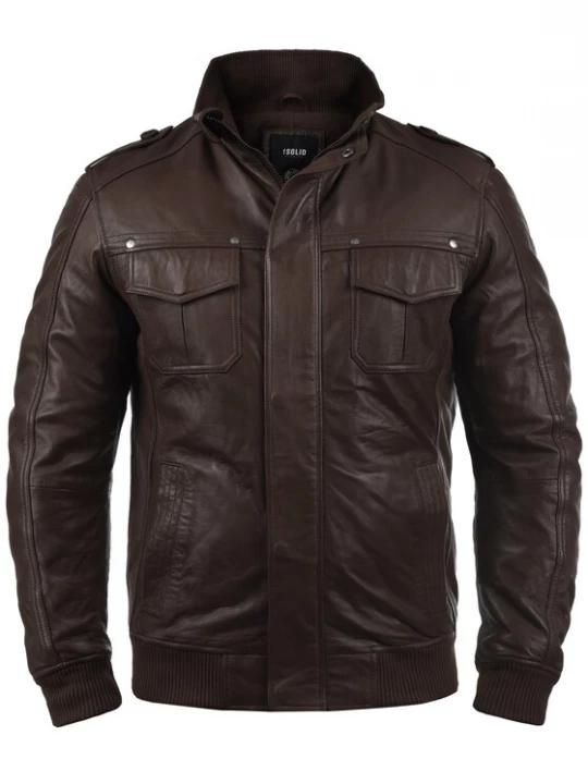 Foto van product !Solid Tussenjas 'SDCamash' chocoladebruin