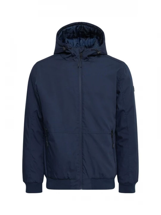 Foto van product !Solid Tussenjas ' SDTILAK Hooded ' blauw