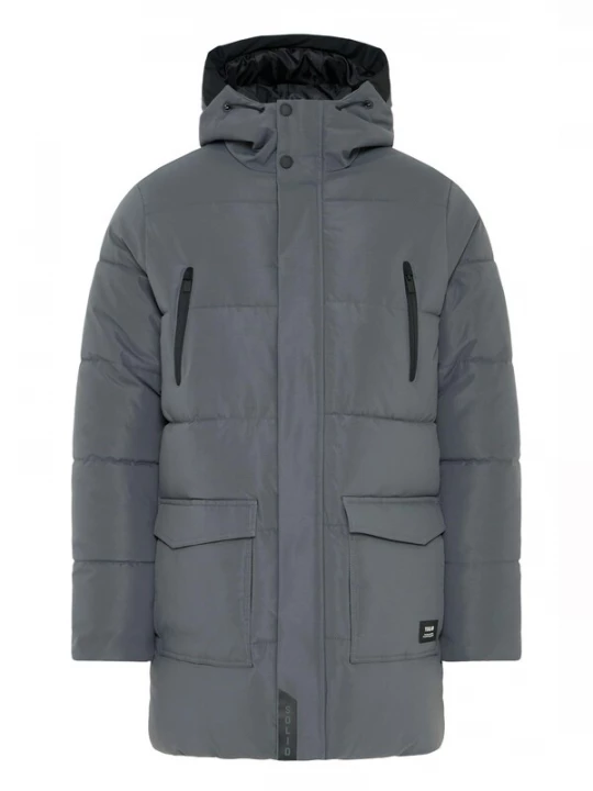 Foto van product !Solid Winterjas 'Miumo' donkergrijs