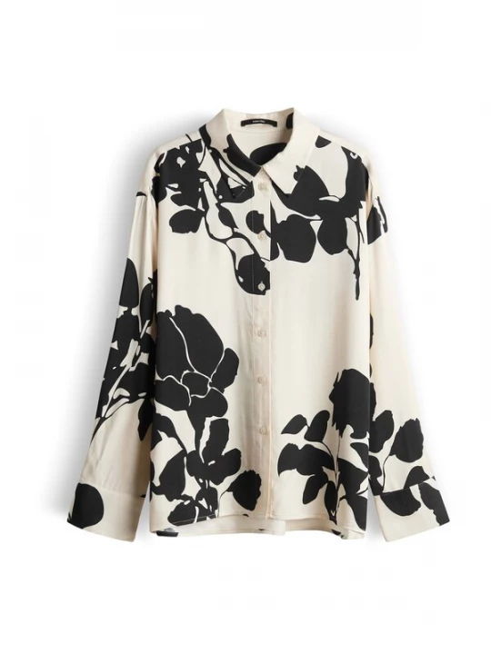 Foto van product Someday Blouse 'Zeoul' crème / zwart