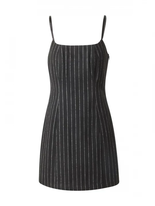Foto van product SOMETHINGNEW Jurk 'Noa' zwart / wit
