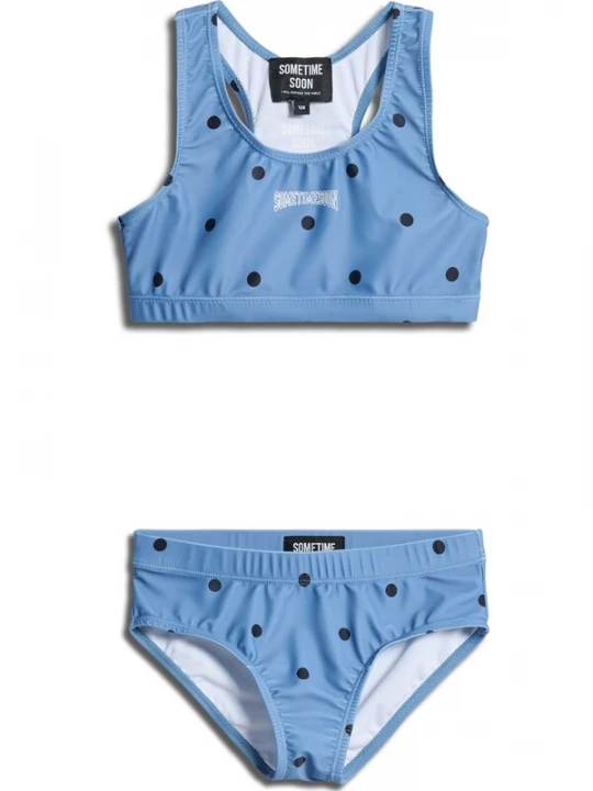 Foto van product SOMETIME SOON Bikini duifblauw / zwart / wit