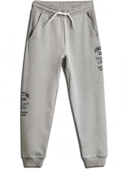 Foto van product SOMETIME SOON Broek 'Dimas' grijs / zwart