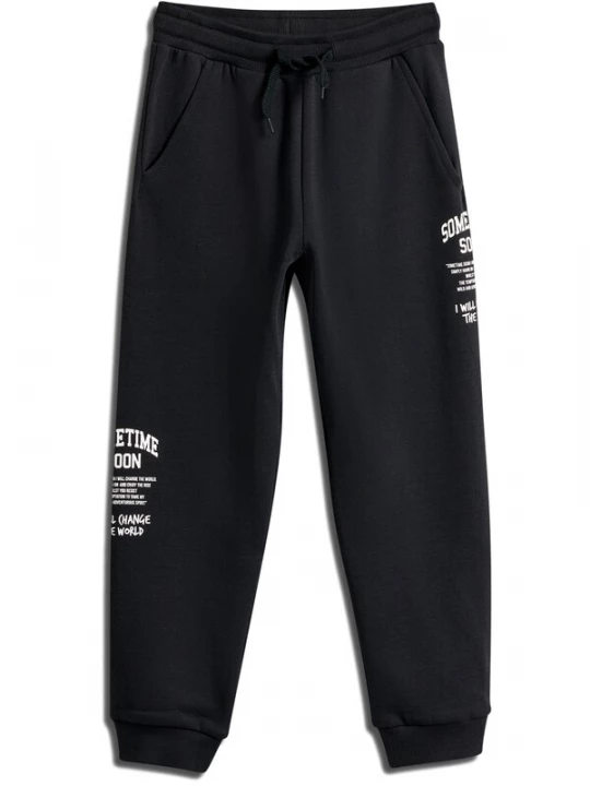 Foto van product SOMETIME SOON Broek 'Dimas' zwart / wit