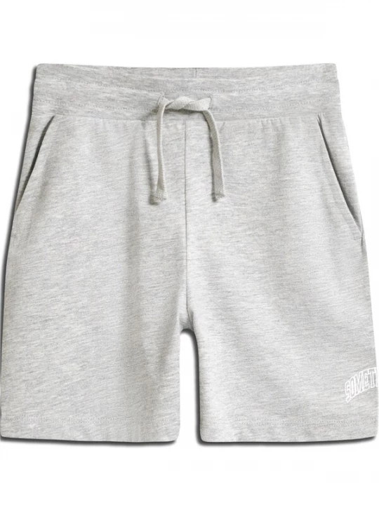 Foto van product SOMETIME SOON Broek grijs gemêleerd / wit