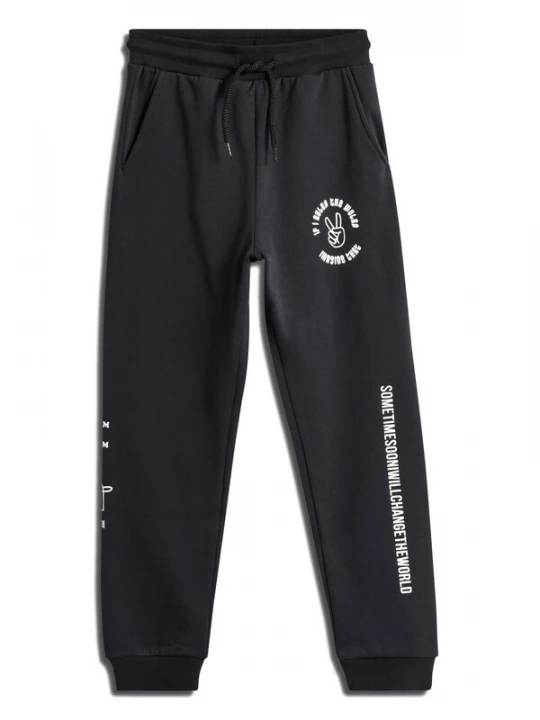 Foto van product SOMETIME SOON Broek zwart / wit