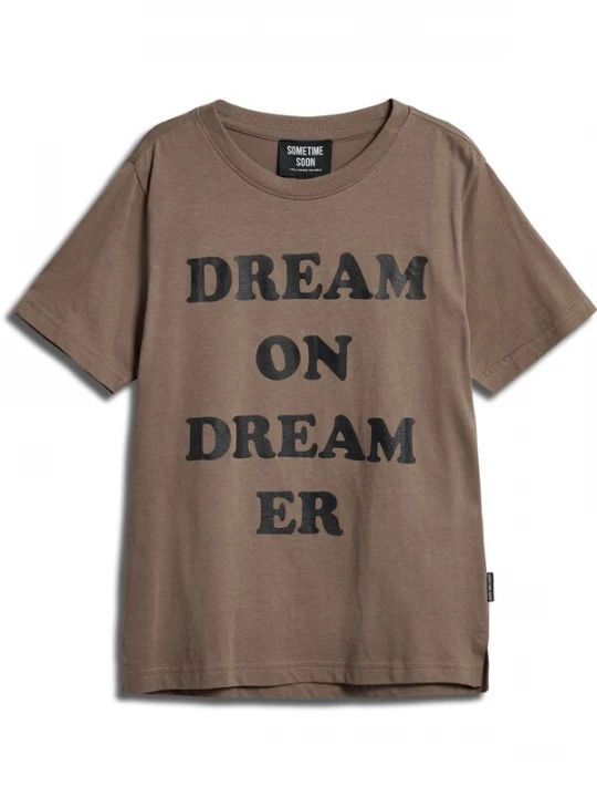 Foto van product SOMETIME SOON Shirt aardetinten / zwart