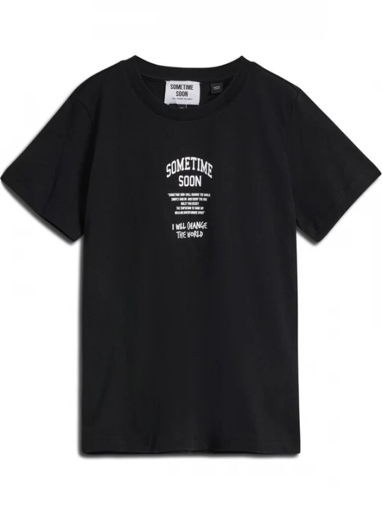 Foto van product SOMETIME SOON Shirt 'Dimas' zwart / wit