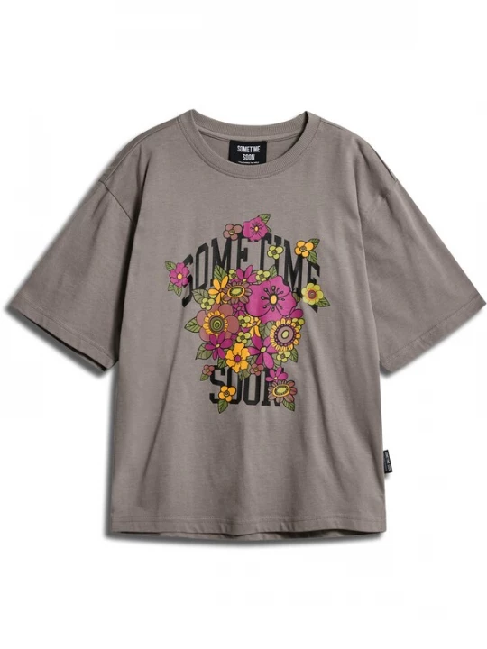 Foto van product SOMETIME SOON Shirt geel / taupe / pink / zwart