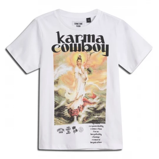 Foto van product SOMETIME SOON Shirt gemengde kleuren / wit