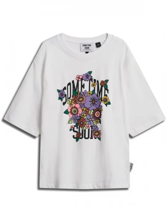 Foto van product SOMETIME SOON Shirt groen / lila / oranje / rood / zwart / wit