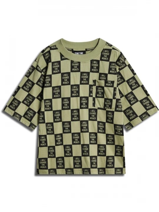 Foto van product SOMETIME SOON Shirt kiwi / zwart