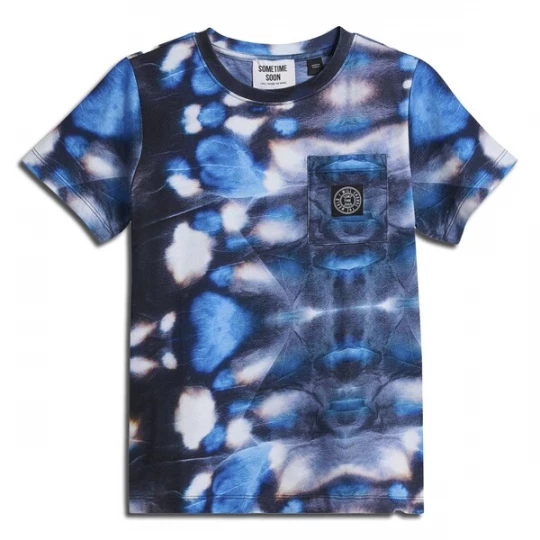 Foto van product SOMETIME SOON Shirt 'MAJOR' nachtblauw / royal blue / koningsblauw / zwart / wit
