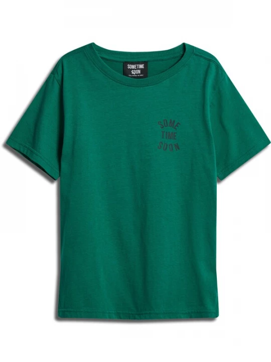 Foto van product SOMETIME SOON Shirt 'Revolution' grasgroen / zwart