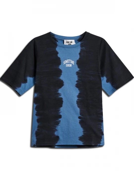 Foto van product SOMETIME SOON Shirt 'River' kobaltblauw / zwart