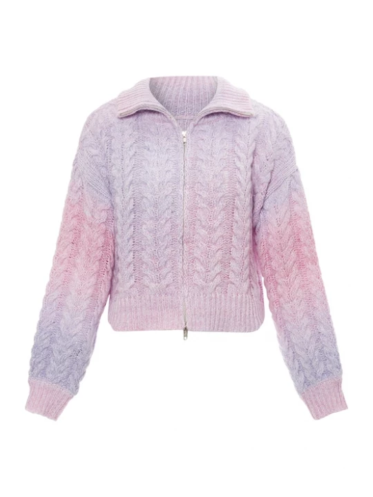 Foto van product Sookie Gebreid vest lila / pastellila / lichtlila