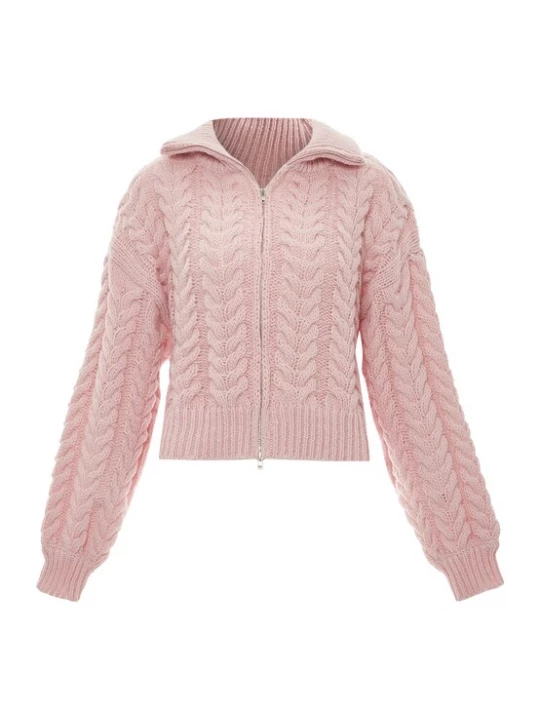 Foto van product Sookie Gebreid vest rosa