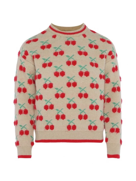 Foto van product Sookie Trui beige / groen / rood