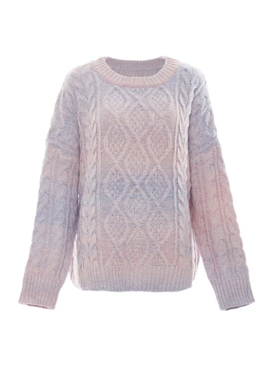 Foto van product MYMO Trui blauw gemêleerd / rosa