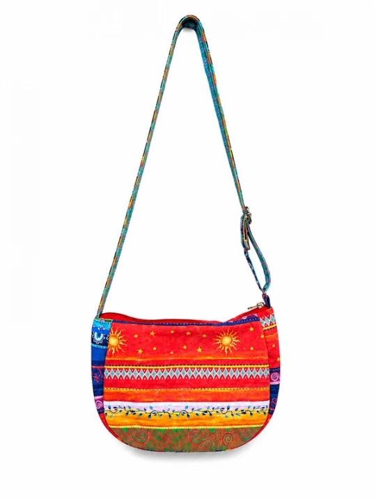 Foto van product Sophia Pirrera Handtas 'Floral Crossbody Bag / Handbag' knalrood