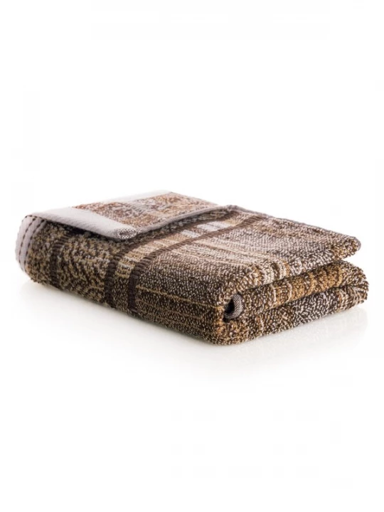 Foto van product Sorema Handdoek 'MAZE' chocoladebruin