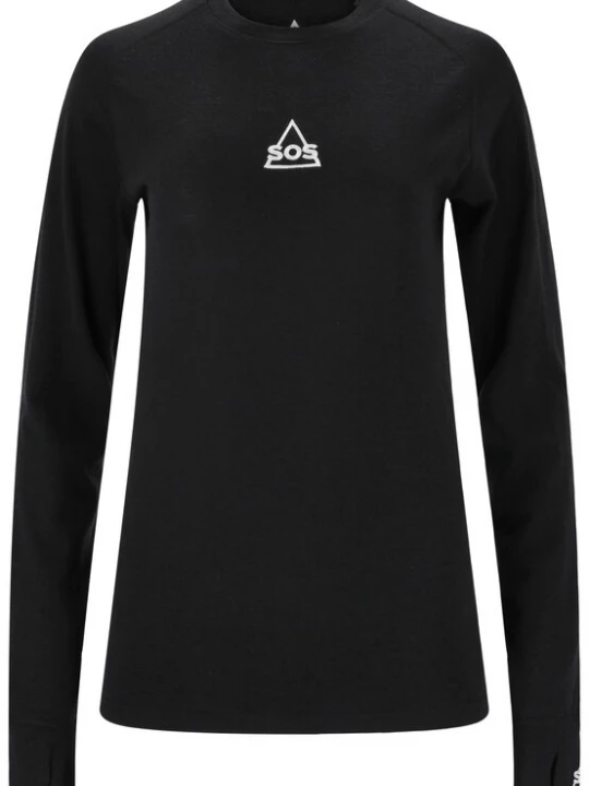 Foto van product SOS Functioneel shirt 'Nuuk' zwart / wit
