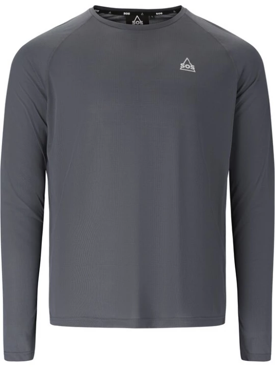 Foto van product SOS Functioneel shirt 'Pillar' donkergrijs