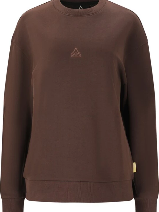 Foto van product SOS Sweatshirt 'Bovec' bruin / wit