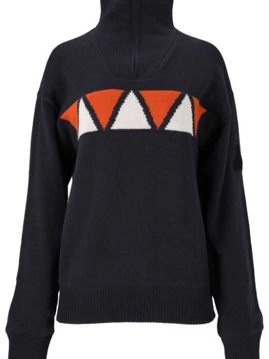 Foto van product SOS Trui 'Aboda' donkerblauw / rood / offwhite