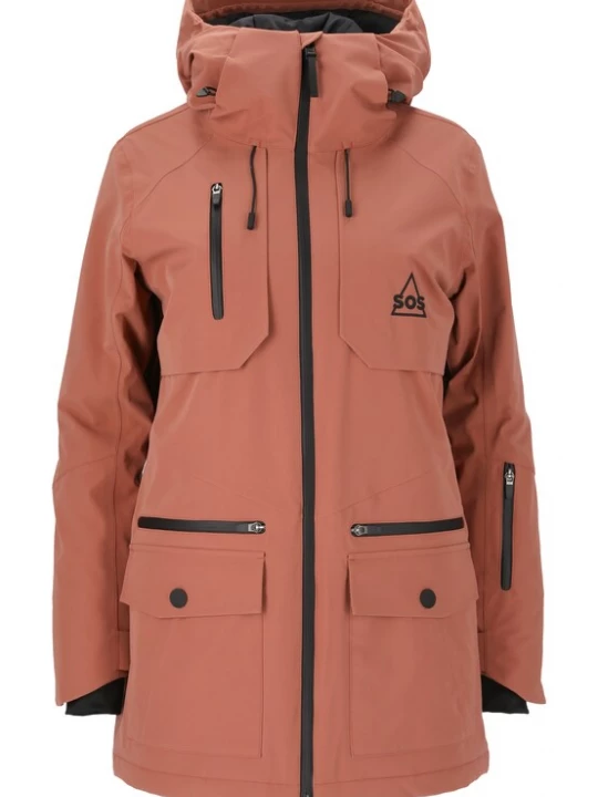 Foto van product SOS Winterjas 'Aspen' roestrood
