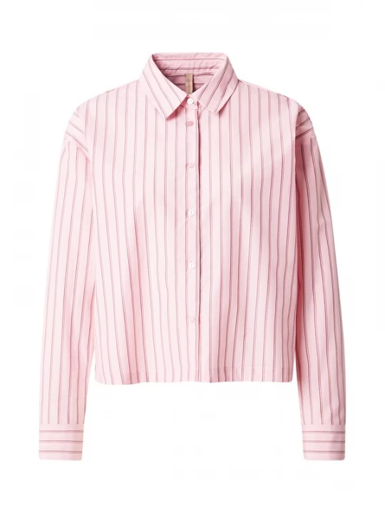 Foto van product Soyaconcept Blouse 'BARDOT 1' lichtroze / bordeaux
