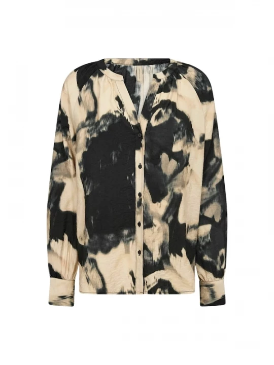Foto van product Soyaconcept Blouse 'Nadire 1' beige / taupe / zwart