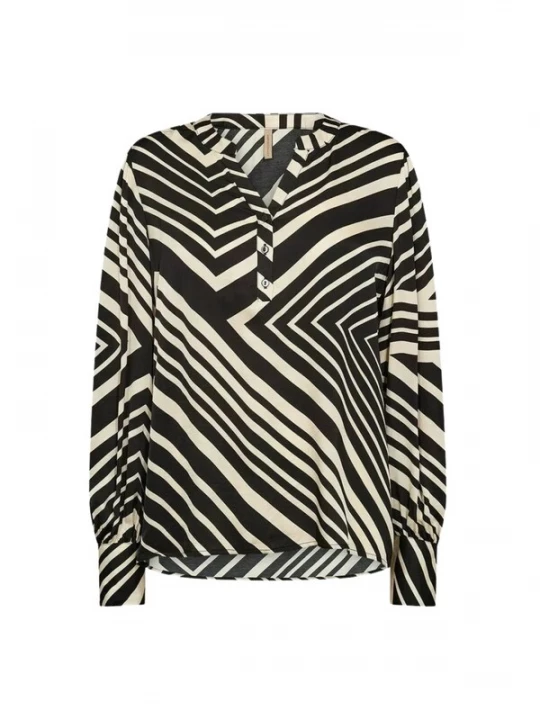 Foto van product Soyaconcept Blouse 'SC_FARO' zwart / wit