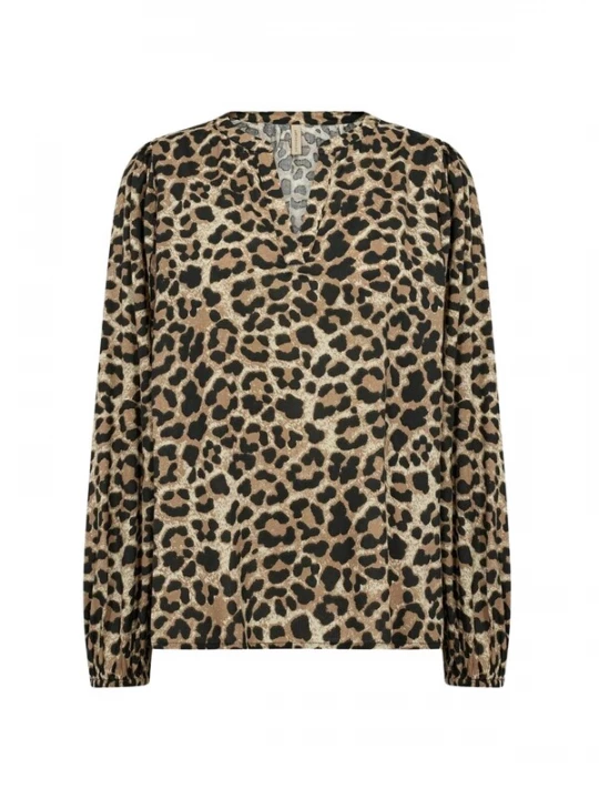 Foto van product Soyaconcept Blouse 'Sc_Flavia' beige / bruin / zwart