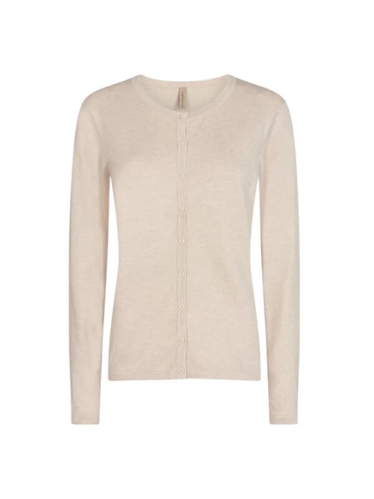 Foto van product Soyaconcept Gebreid vest 'Dollie 446' crème