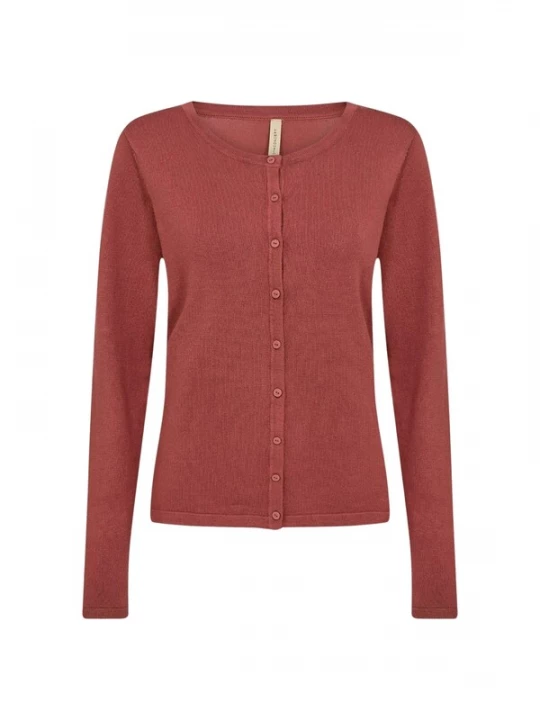 Foto van product Soyaconcept Gebreid vest 'Dollie 446' rood