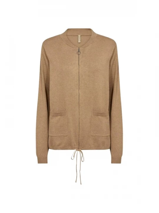Foto van product Soyaconcept Gebreid vest 'Dollie 769' cappuccino