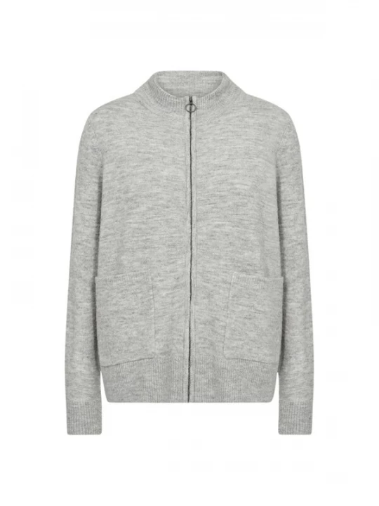Foto van product Soyaconcept Gebreid vest 'NESSIE' grijs