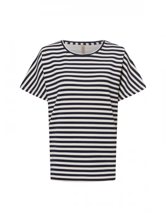 Foto van product Soyaconcept Shirt 'Barni' marine / wit