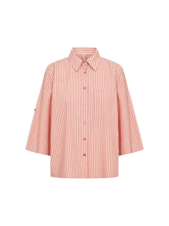 Foto van product Soyaconcept Shirt ' FELICE ' rood / wit