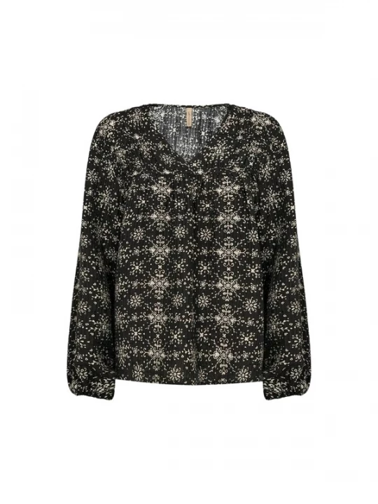 Foto van product Soyaconcept Shirt 'Iane 1' beige / zwart
