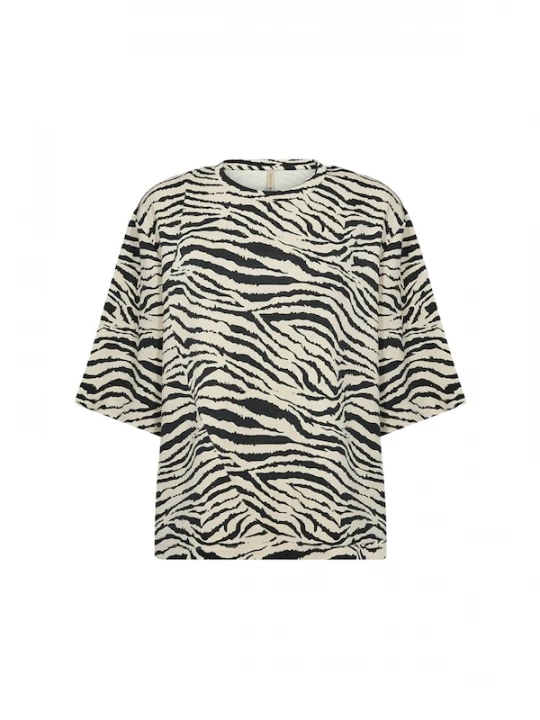 Foto van product Soyaconcept Shirt lichtbeige / zwart